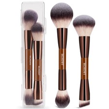 HGHDBT Brown Double-Ended Foundation Makeup Brushes Set STBrown 01K