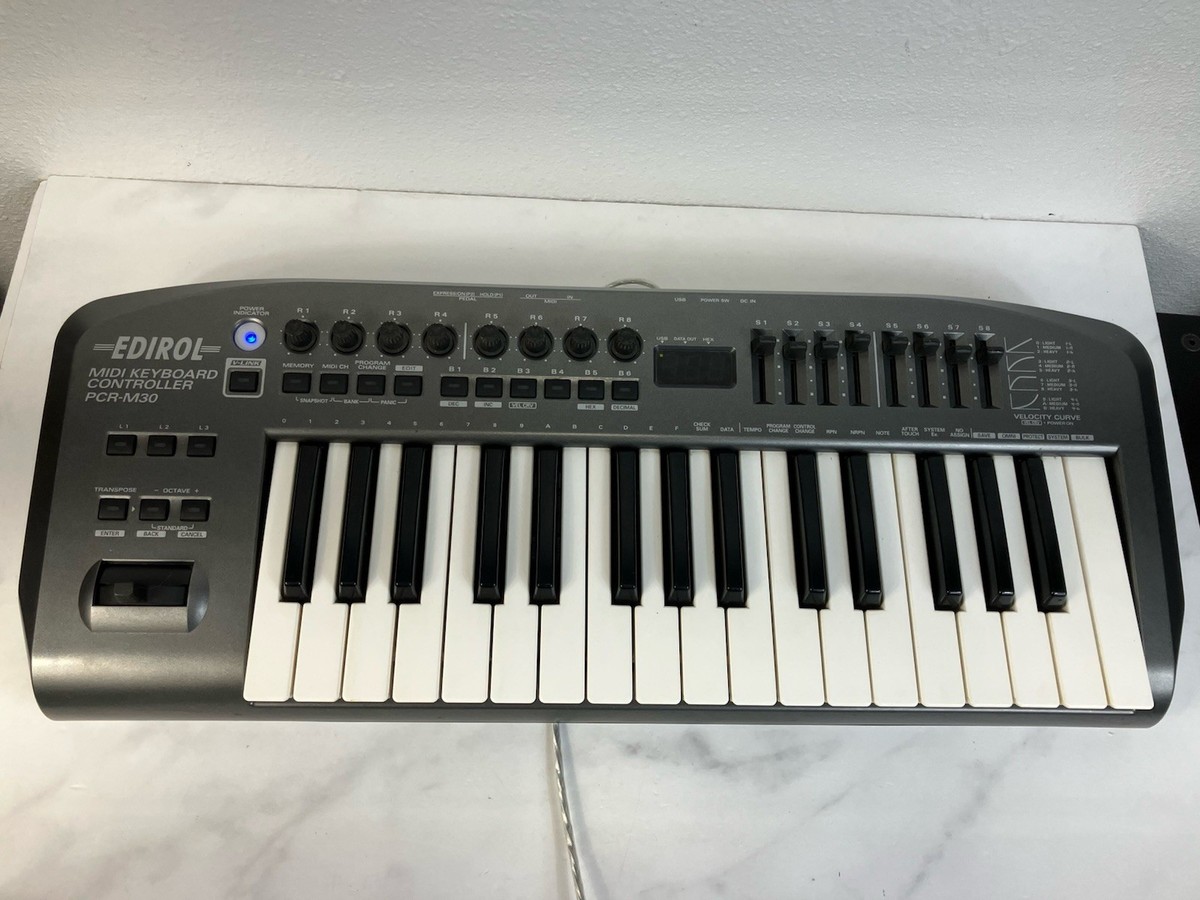 ROLAND EDIROL MIDI KEYBOARD CONTROLLER PCR-M30 - TESTED WORKING | eBay