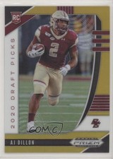 2020 Panini Prizm Draft Picks Rookies Gold 4/10 AJ Dillon #140 uk2
