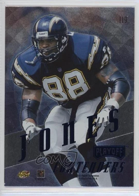 1997 Playoff Contenders Blue Freddie Jones #119 Rookie RC - Image 2 of 2