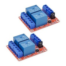  2-Pack DC 12V Relay Module 2-Channel Relay Switch with Optocoupler 2CH-12V-2