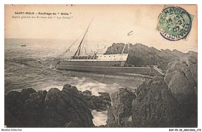 BAPP5-0433-35 - SAINT-MALO - Allgemeiner Aspekt der sogenannten Felsen - Les Portes