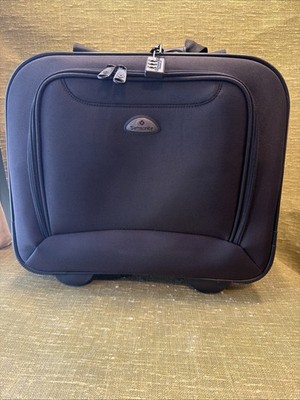 Samsonite Silhouette 8 Black Softside Wheeled Tote - 14'' X 17'' X 8''