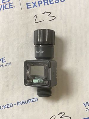 RAINPOINT Water Meter for Garden Hose Item No. ICS006 Digital Water Flow Meter