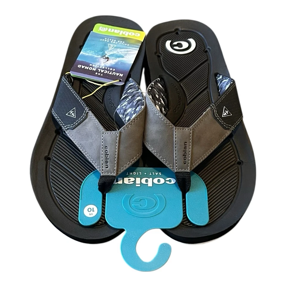 Босоножки Cobian Draino 3 черные мужские 10 Nautical Nomad комфортные HD203-0010 новые с ценниками - Изображение 2 из 4