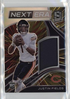2021 Panini Spectra Next Era Hyper Prizm 59/75 Justin Fields Rookie RC 1rb1