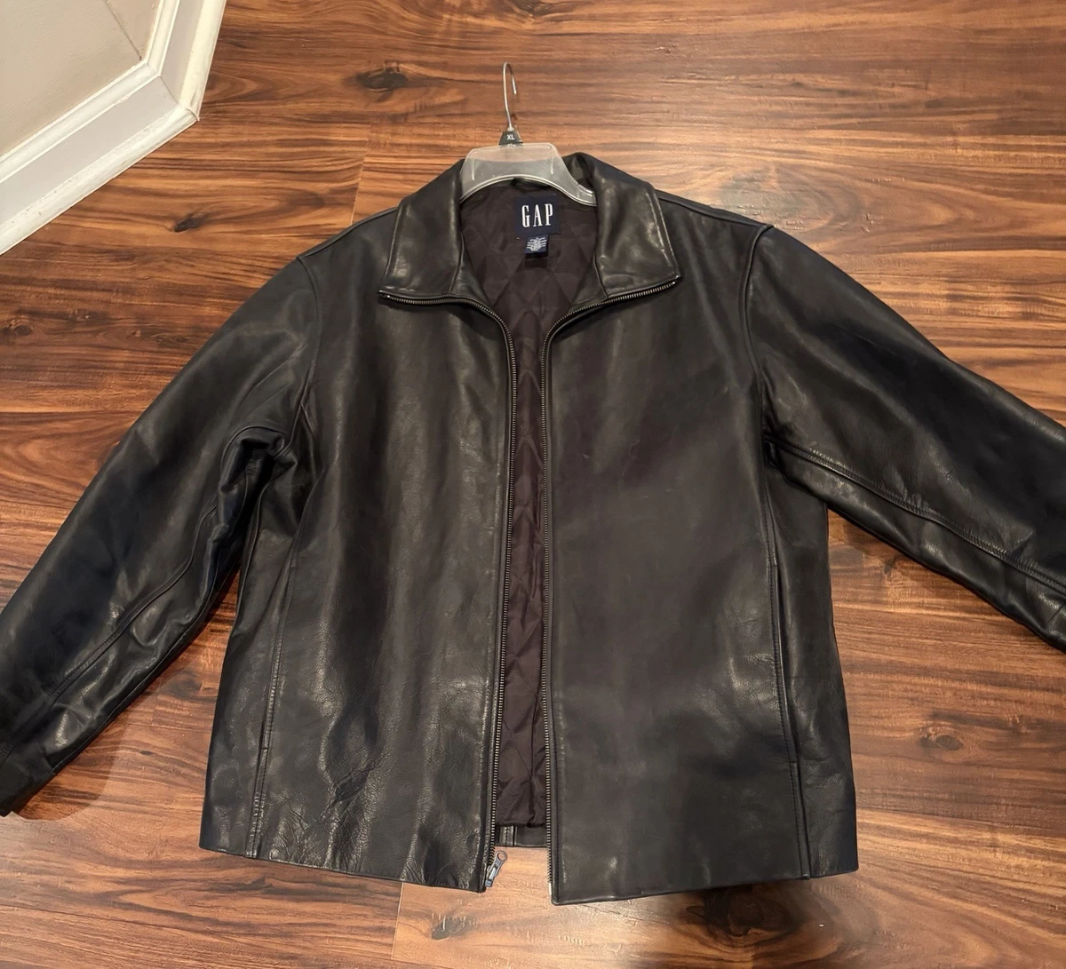 Gap Leather Outer Shell Coats, Jackets & Vests for Men for Sale