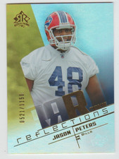JASON PETERS 2004 Upper Deck Reflections Rookie Card #223 SP RC /1150 Future HOF