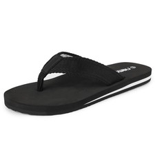 riemot Men's Flip Flops Arch Support Thong Sandals Cushioned Summer Slippers