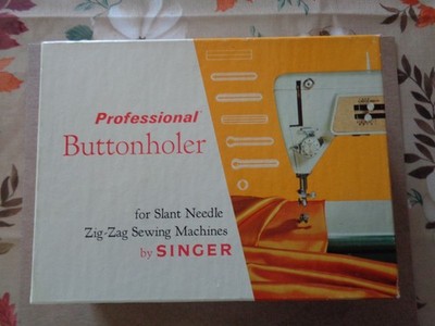 Vintage Singer Professional Buttonholer For Slant Needle Zig-Zag Sewing Machines