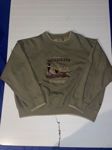 Outdoor Life Sweater Mens 2XL Nature Crewneck Longsleeve