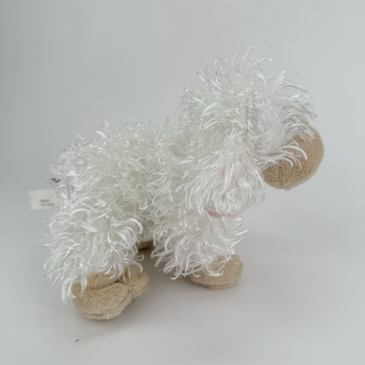 Ganz Webkinz Lil' Kinz White Lamb Plush Animal HS201 Fuzzy Cute