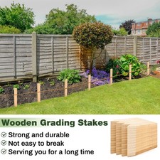 Scar-free Stakes Fence Stakes 30 Pcs Garden Stakes Survey Grading for Fences