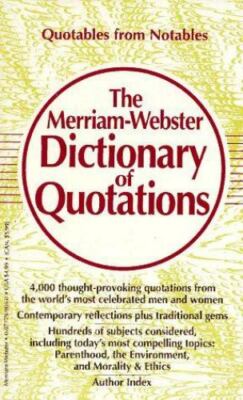The Merriam-Webster Dictionary of Quo- 9780877799047, Merriam-Webster, paperback