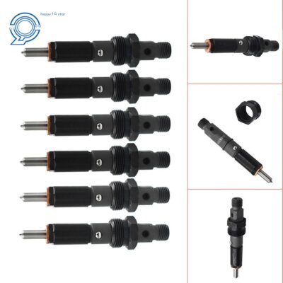 Diesel Fuel Injector Set For Dodge Ram 5.9L Cummins (1994-1998) – Up To 60 HP Boost, 6-Piece Kit