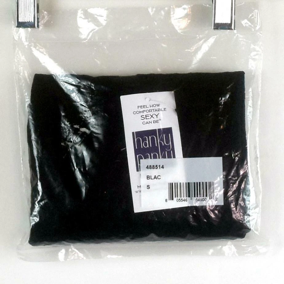 Body halter de encaje negro Hanky Panky para mujer talla S nuevo con etiquetas 488514 Foto 2 de 3