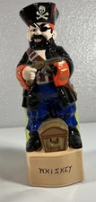 VINTAGE CERAMIC PIRATE RUM DECANTER- 1979- (EMPTY)