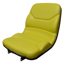 John Deere Tractor Seat Yellow W/ Flip Hinge 650 750 850 900hc 950 1050 Ch16115