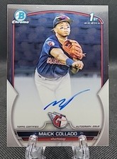 2023 BOWMAN CHROME 1ST BASE AUTOGRAPH GUARDIANS MAICK COLLADO Base AUTO 
