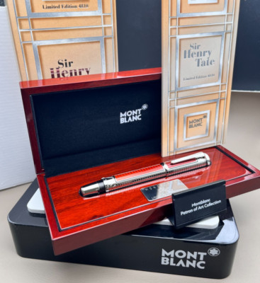 MONTBLANC Patron Of Art - Sir Henry Tate 4810 Füller Full Set  wie neu unbenutzt