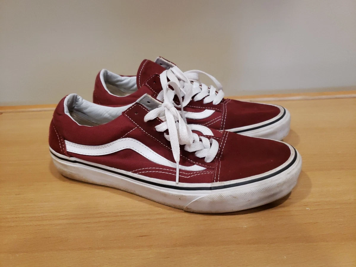 Maroon deals van shoes