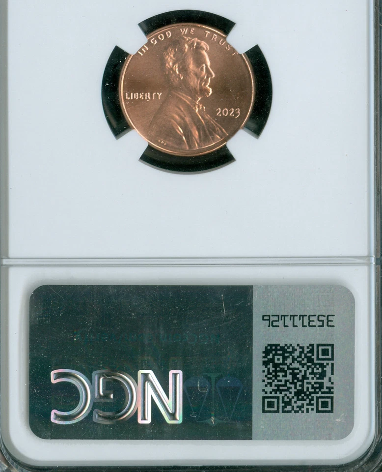 2023  LINCOLN CENT NGC MS68 RD PQ 2ND FINEST MAC SPOTLESS  * - Image 2 of 2