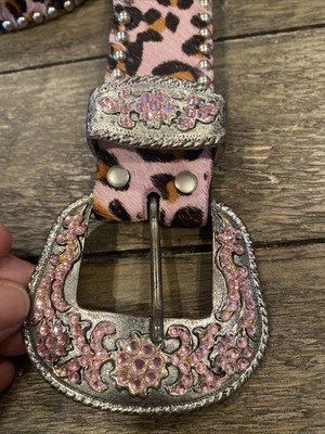 ?LEATHEROCK crystal belt Leatherock Fully Rhinestone Crystal Bedazzled Silver Belt  main image 4