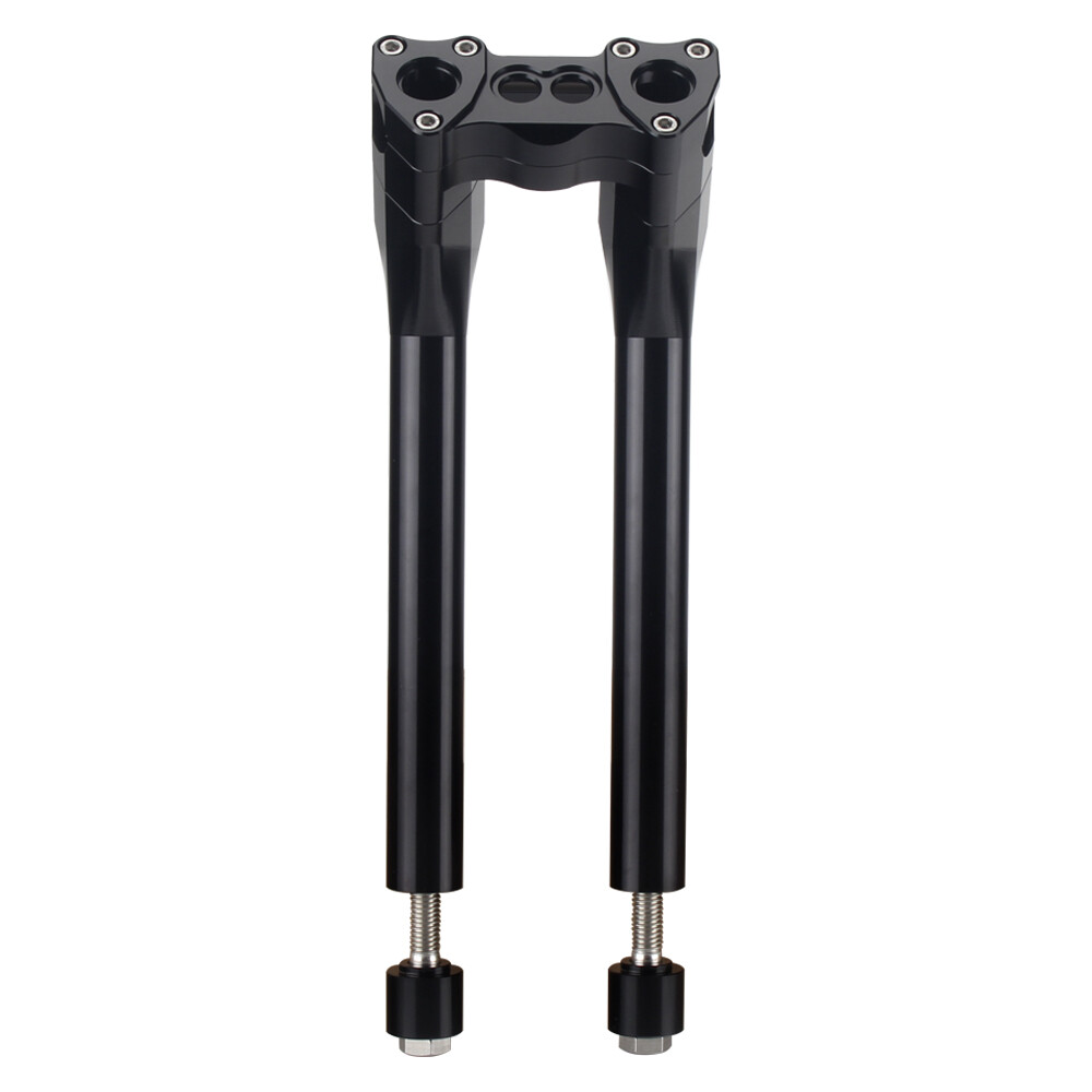 For Harley Dyna Softail 1" Club Style Pullback Modular Handlebar Tall Risers Kit