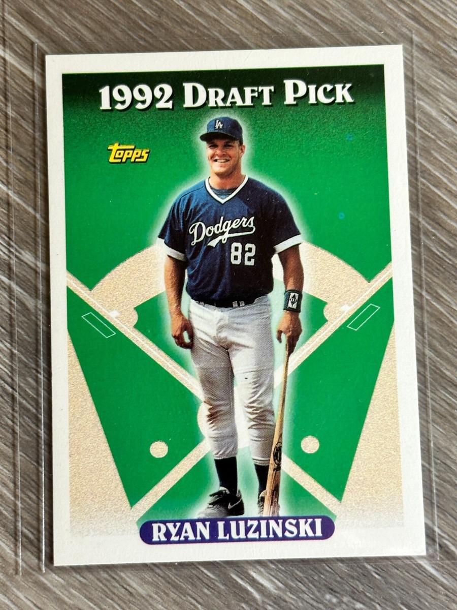 Ryan Luzinski Dodger 1992 Draft Pick Catcher #481 Topps 1993