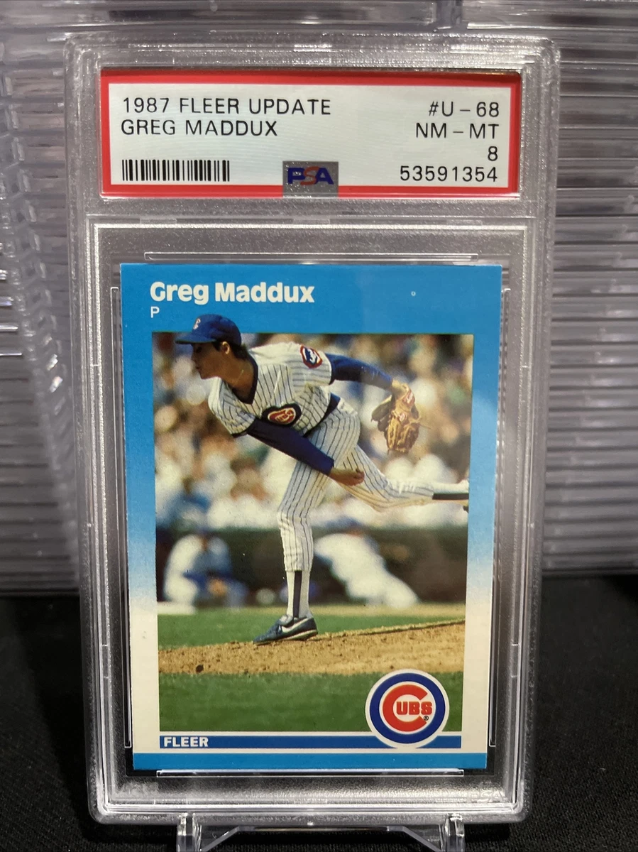 スポーツ選手 87 fleer update greg maddux rc!.! 1987 Fleer Update - Greg Maddux #U-68 for sale | eBay