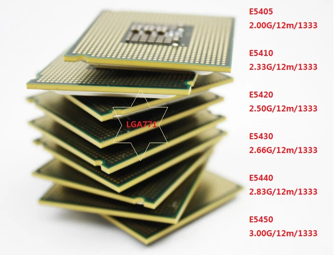 Intel Xeon E5310 E5345 E5405 E5410 E5420 E5430 E5440 E5450 E5462 E5472 CPU - Image 2 of 4