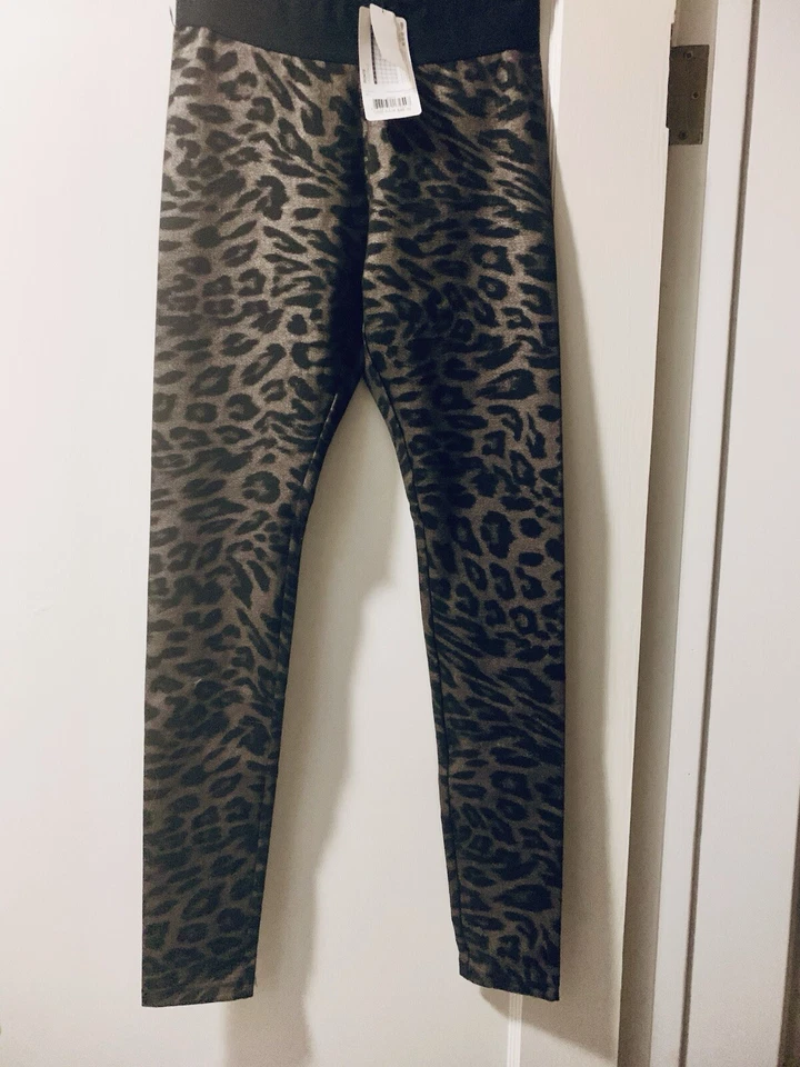 HUE Ponte Leggings Animal Print “Leopard” Size XS NWT - Image 2 of 4