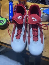 Ringor Diamond Dynasty II Softball Metal Cleats Mens Size 12 Red