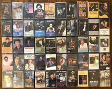 50x CLASSIC COUNTRY Cassette Tape Lot ROGERS MCDOWELL GARTH GOSDIN MILSAP 
