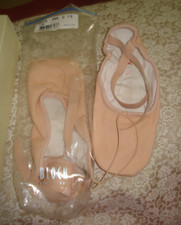 BLOCH Pump SO277L Pink Canvas Ballet Slipper Size 7.5 C - NOS - Orig Box