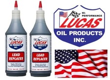 2 x Lucas Oil 1 Litre Lead Replacer / Substitute / Replacement Fuel Stabiliser