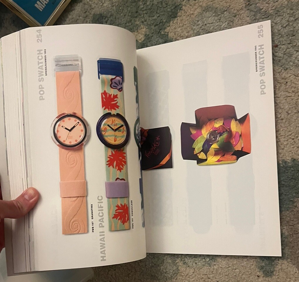 swatch　Catalogue　スウォッチ　カタログ　　6冊 Swatch Watch Catalog 1983-1992 With Plastic Outer Case Rare