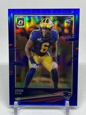 Josh Uche 2020 Donruss Optic Preview Rookie RC Blue Prizm SN 048/125 #P-247 NM