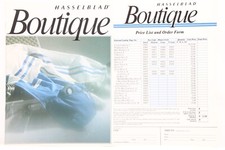 Very Clean Hasselblad Boutique Catalog 1984  P4781