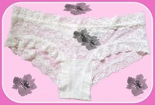 XS S M L XL XXL Coconut White FLORAL LACE THELACIE Victorias Secret CHEEKY Panty