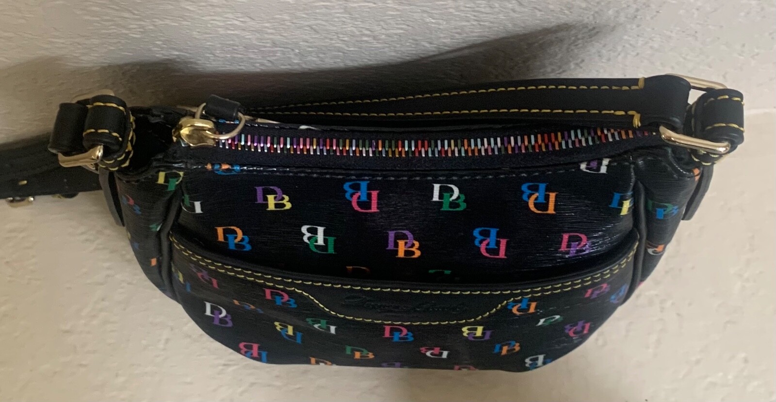 Dooney and Bourke Multicolor Interlocking D&B Min… - image 3