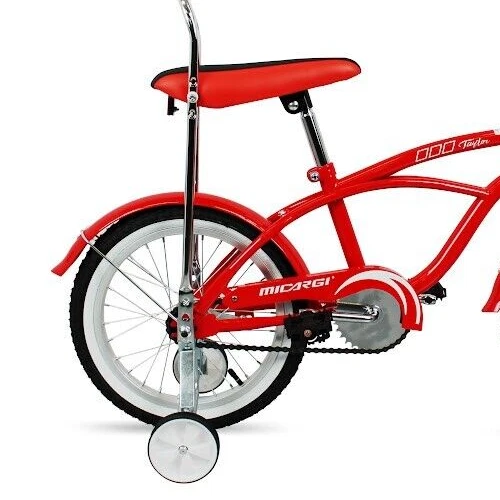 16-дюймовые детские подставки для лоурайдера тормоз банановое сиденье крылья тренировочное колесо КРАСНЫЙ велосипед - Изображение 2 из 4