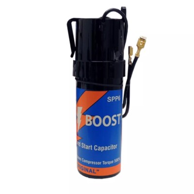 Supco SPP6 SUPER BOOST AC Hard Start Capacitor Kit, 500% Torque Increase