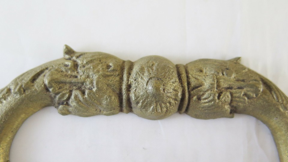 Handle For Antique Furniture Bronze Handmade Hardware Ornament