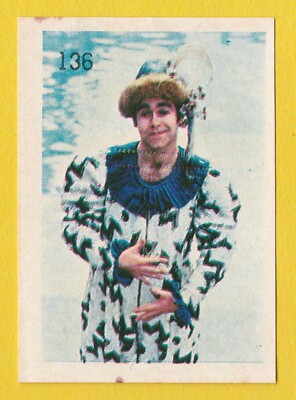 1980 Südamerikanischer Popstar Sticker #136 Singer Songwriter Elton John