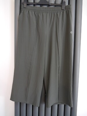 Bnwt new M&S goodmove Olive green cropped culottes trousers size 8 walking etc | eBay