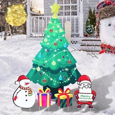 Christmas Yard Decorations Outdoor Signs with Stakes 47In Outdoor Christmas ...