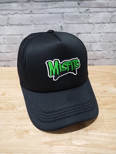 Cappello berretto camionista Misfits anni 80 classico punk rock band - Foto 3 di 5