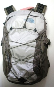 brown north face backpack