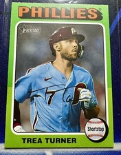 2024 Topps Heritage Mini Trea Turner Throwback Uniform Variation Phillies